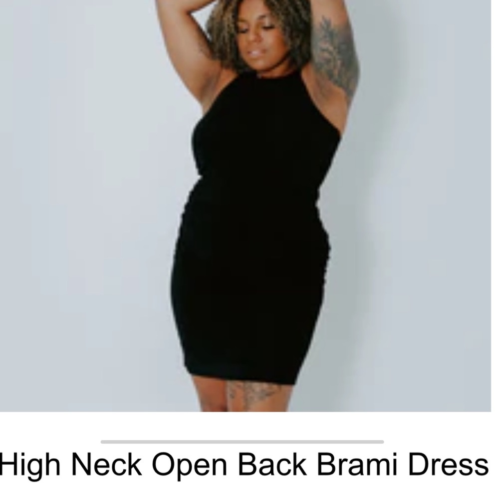 Klassy Network Open back Brami dress